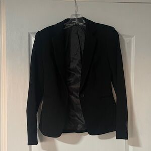 Express Black Blazer with Pinstripe Lining